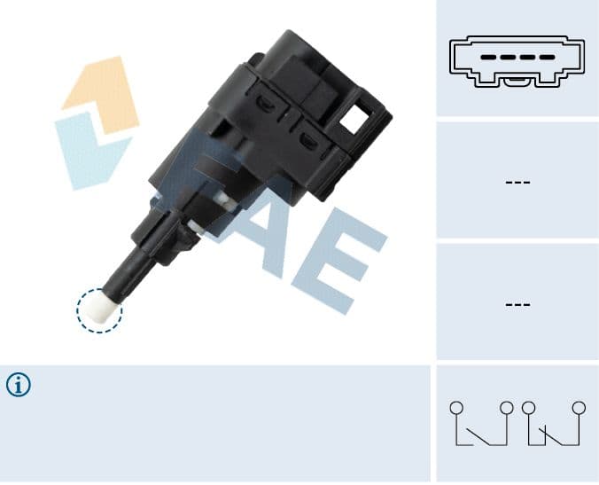 Comutator lumini frana FAE 24763