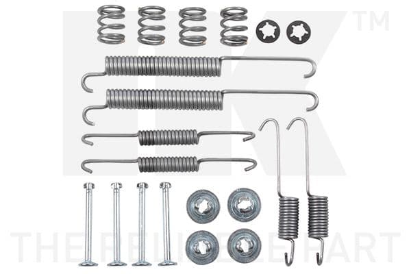 set accesorii, saboti frana parcare NK 7919754