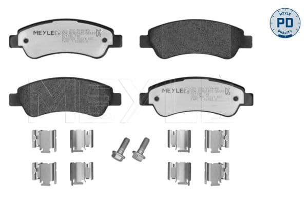 set placute frana,frana disc MEYLE -PD: Advanced performance and design. 025 244 6519/PD
