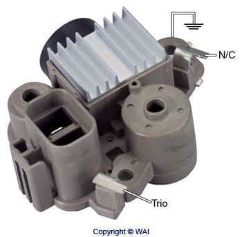 Regulator, alternator WAI IY028