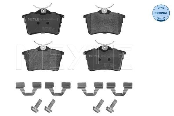 set placute frana,frana disc MEYLE -ORIGINAL: True to OE. 025 247 6516/W