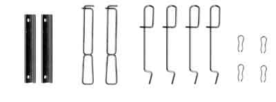 Set accesorii, placute frana TRW PFK365