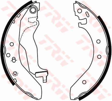 Set saboti frana TRW GS6246