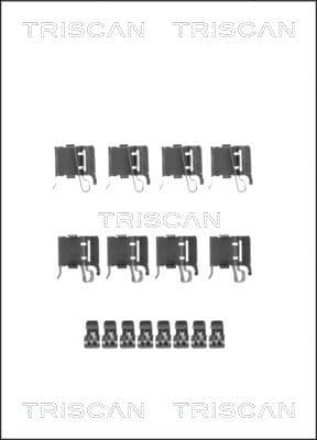 Set accesorii, placute frana TRISCAN 8105 131642