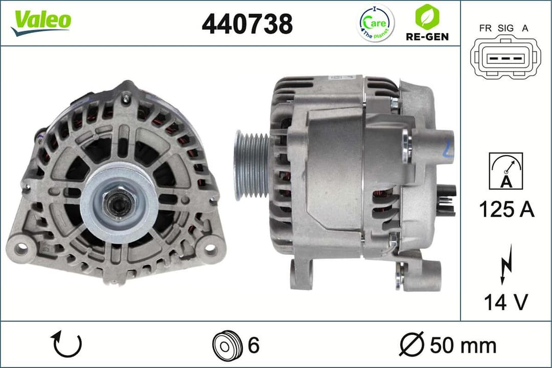 Generator / Alternator VALEO 440738