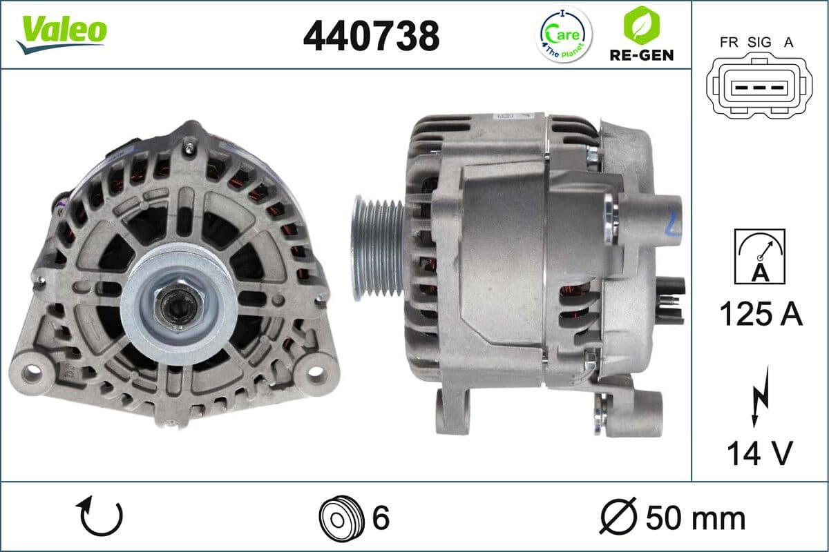 Generator / Alternator VALEO 440738