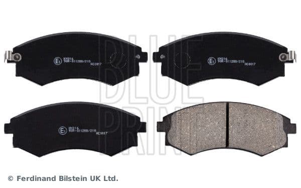 set placute frana,frana disc BLUE PRINT ADG04233
