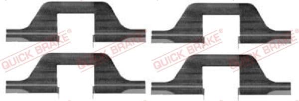 Set accesorii, placute frana QUICK BRAKE 109-1263