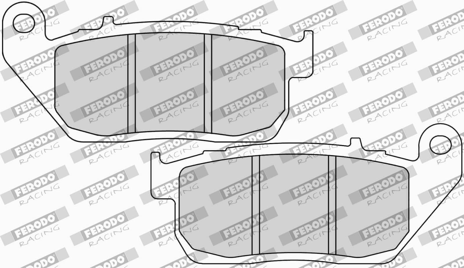 set placute frana,frana disc FERODO RACING FDB2179P