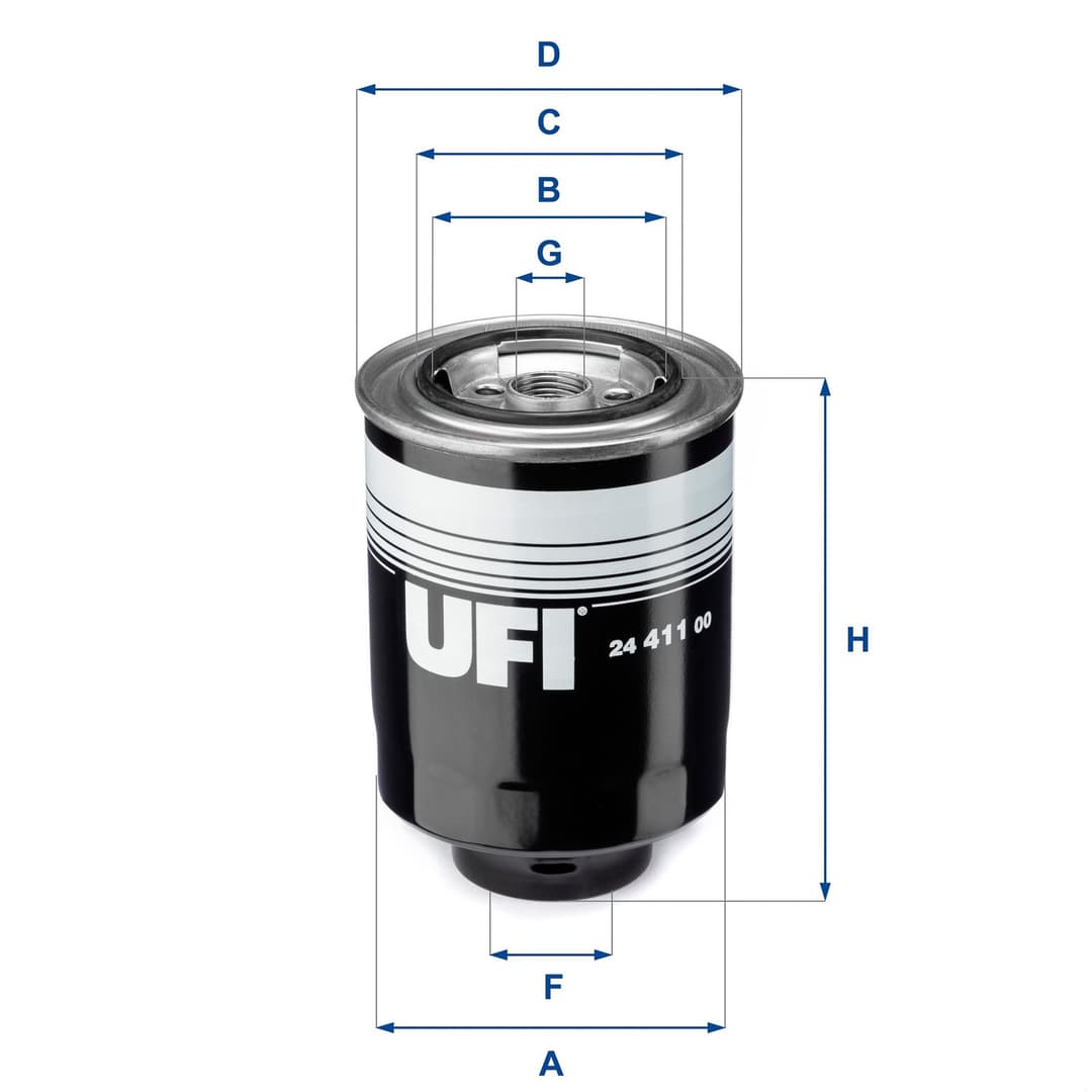 filtru combustibil UFI 24.411.00