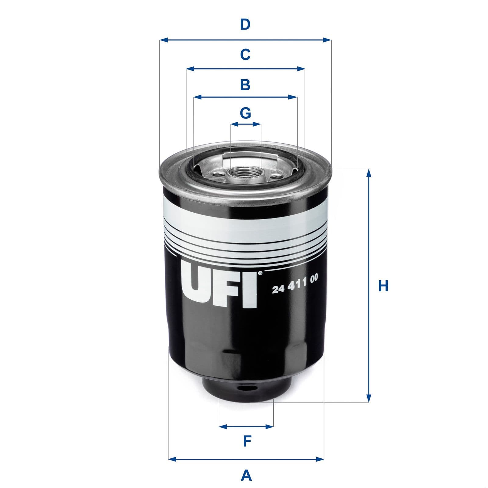 filtru combustibil UFI 24.411.00