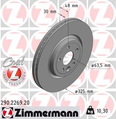 Disc frana ZIMMERMANN COAT Z 290.2269.20