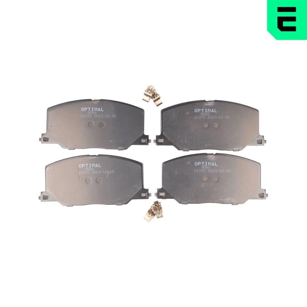 set placute frana,frana disc OPTIMAL BP-09549