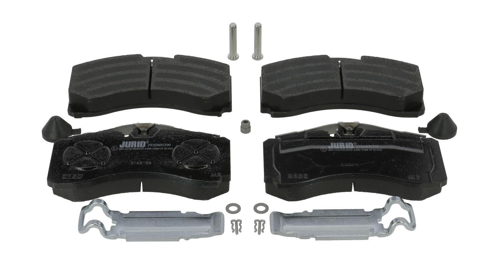 set placute frana,frana disc JURID 2932805390