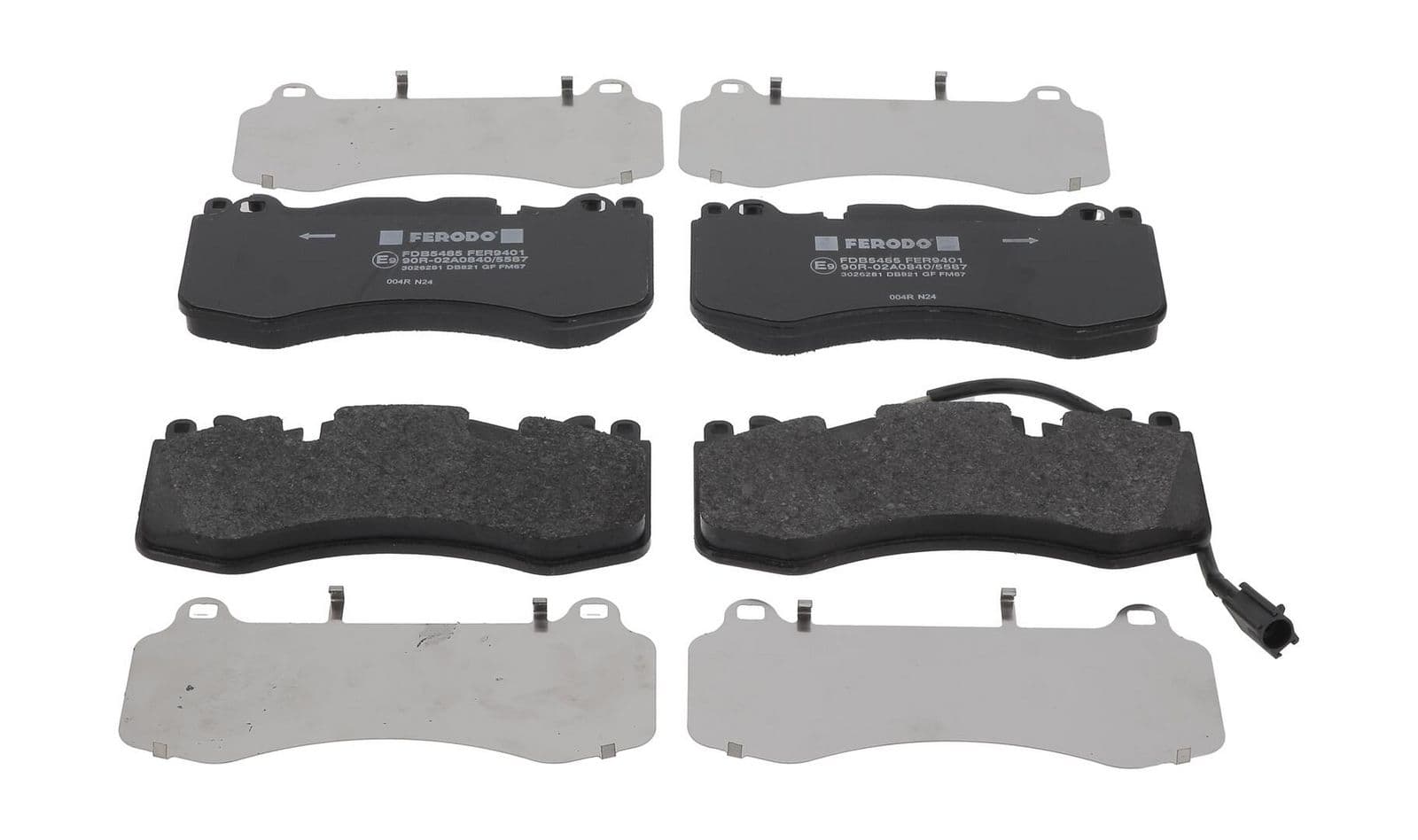 set placute frana,frana disc FERODO PREMIER ECO FRICTION FDB5485