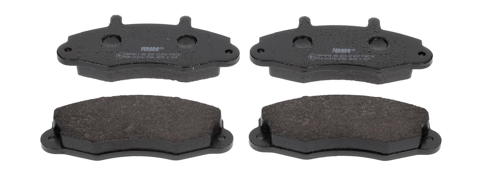 set placute frana,frana disc FERODO PREMIER ECO FRICTION FVR700