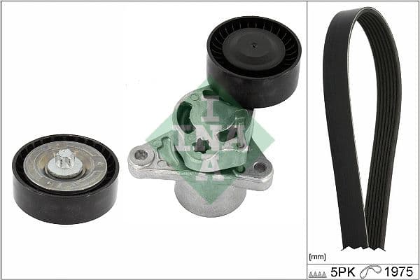 Set curea transmisie cu caneluri Schaeffler INA 529 0545 10