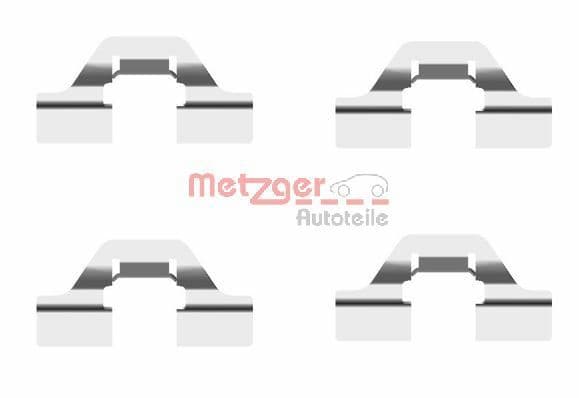 Set accesorii, placute frana METZGER 109-1684