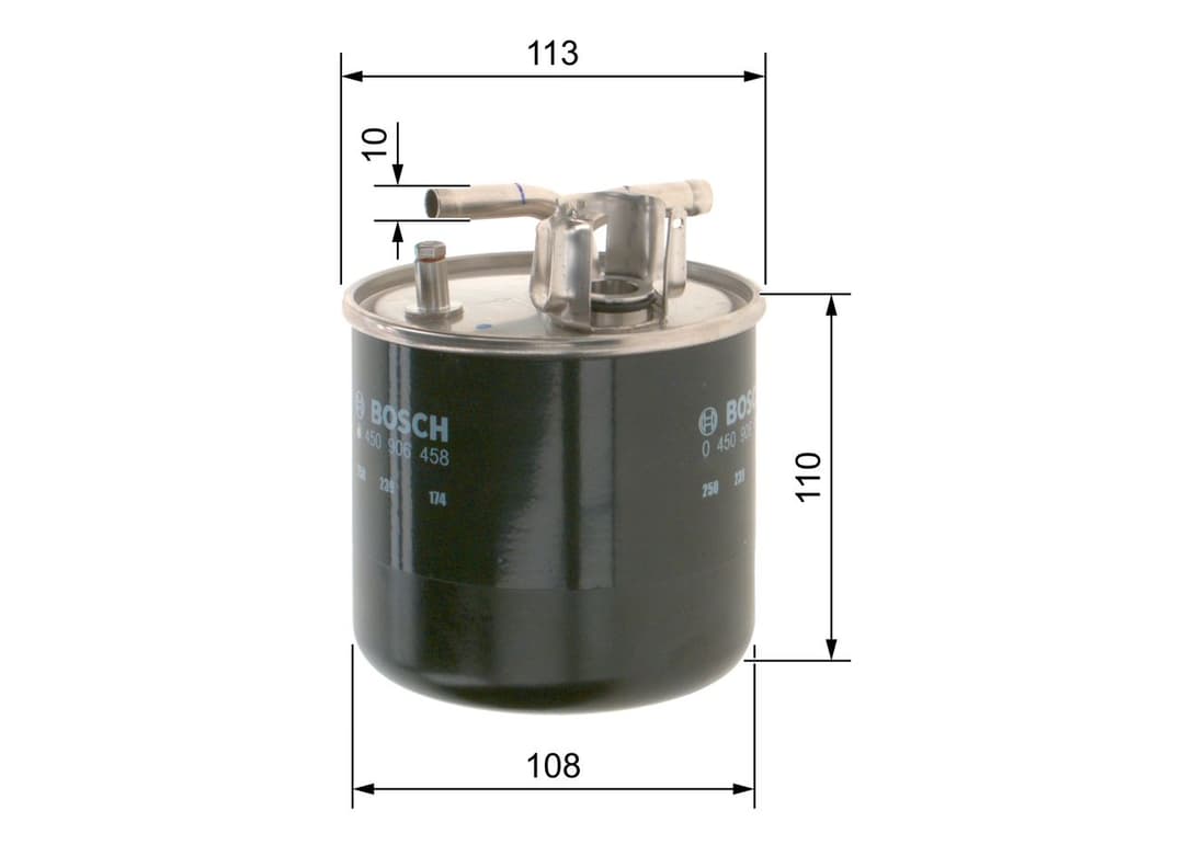 filtru combustibil BOSCH 0 450 906 458