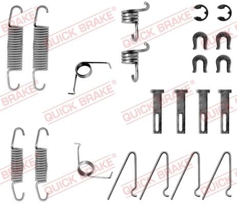 Set accesorii, sabot de frana QUICK BRAKE 105-0703