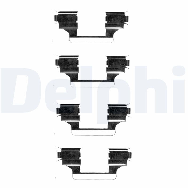 Set accesorii, placute frana DELPHI LX0403