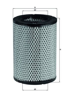 Filtru aer MAHLE LX 228