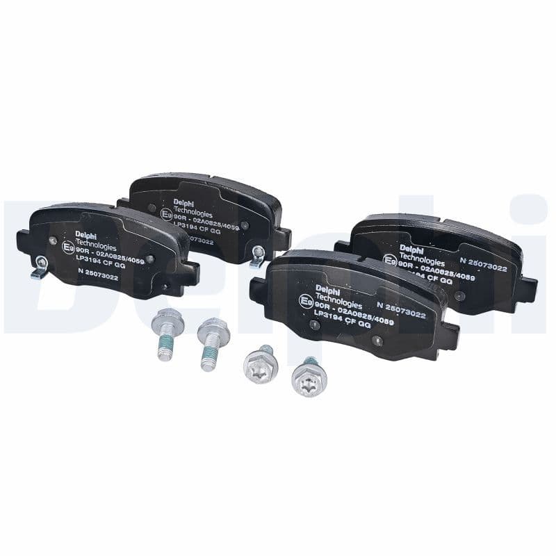 set placute frana,frana disc DELPHI LP3194
