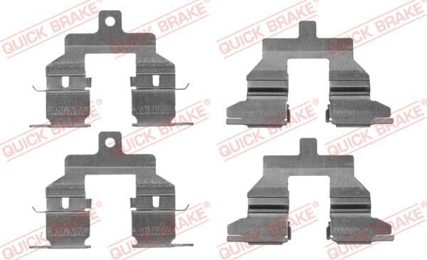 Set accesorii, placute frana QUICK BRAKE 109-1737