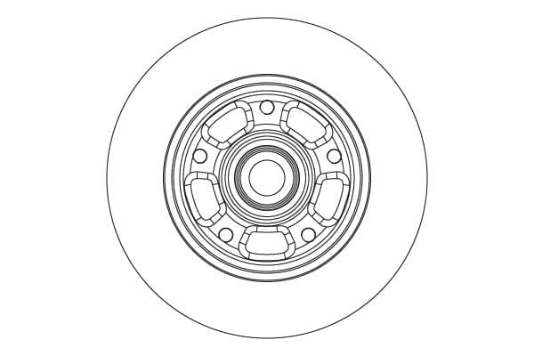 Disc frana TRW DF6549BS