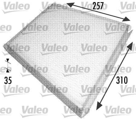Filtru, aer habitaclu VALEO ESSENTIAL 698702