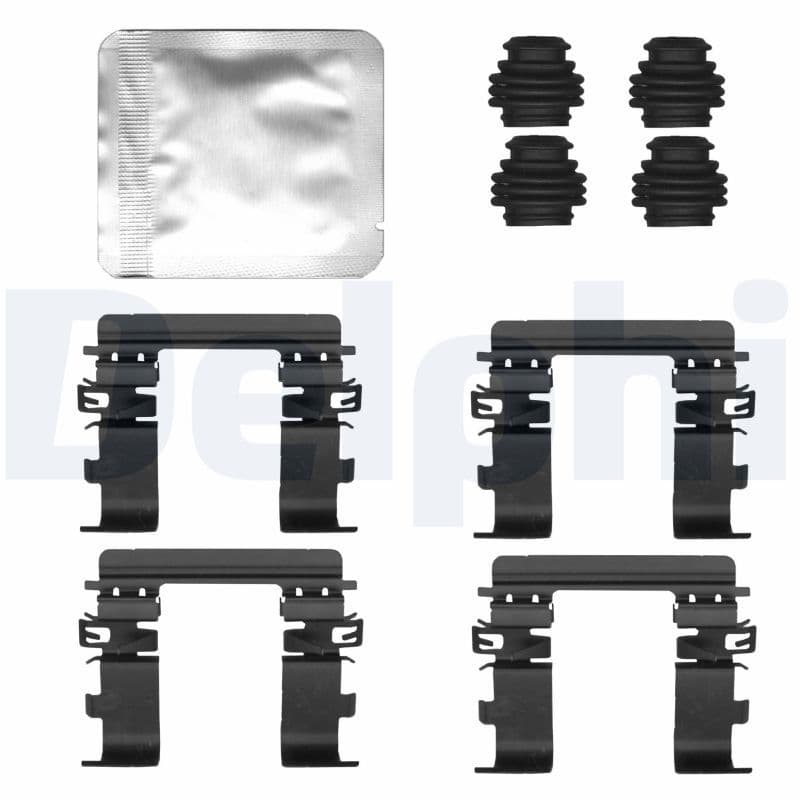 Set accesorii, placute frana DELPHI LX0846