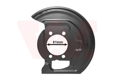 protectie stropire,disc frana VAN WEZEL 3388372