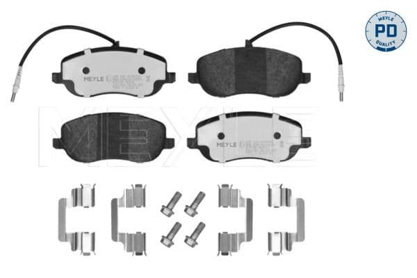set placute frana,frana disc MEYLE -PD: Advanced performance and design. 025 202 6119/PD