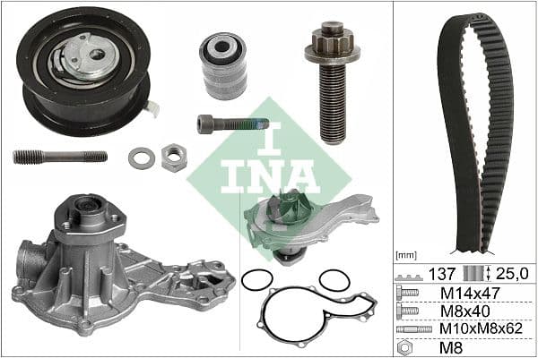 Set pompa apa + curea dintata Schaeffler INA 530 0377 30