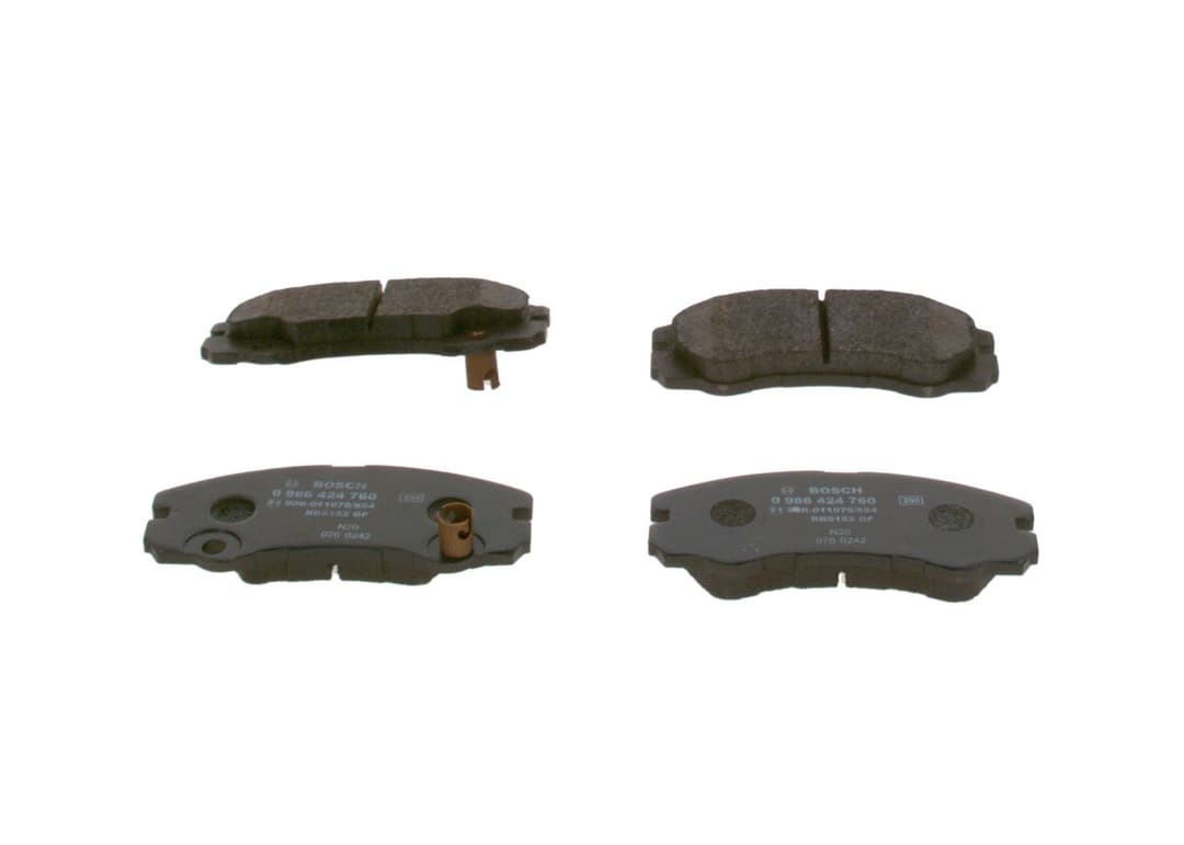set placute frana,frana disc BOSCH 0 986 424 760