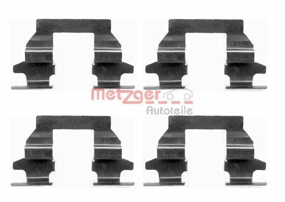 Set accesorii, placute frana METZGER 109-1625