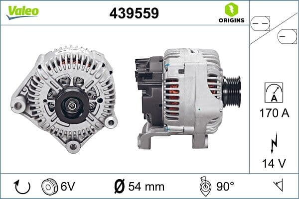 Generator / Alternator VALEO 439559