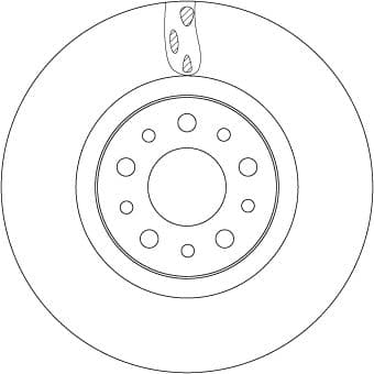 Disc frana TRW DF6933