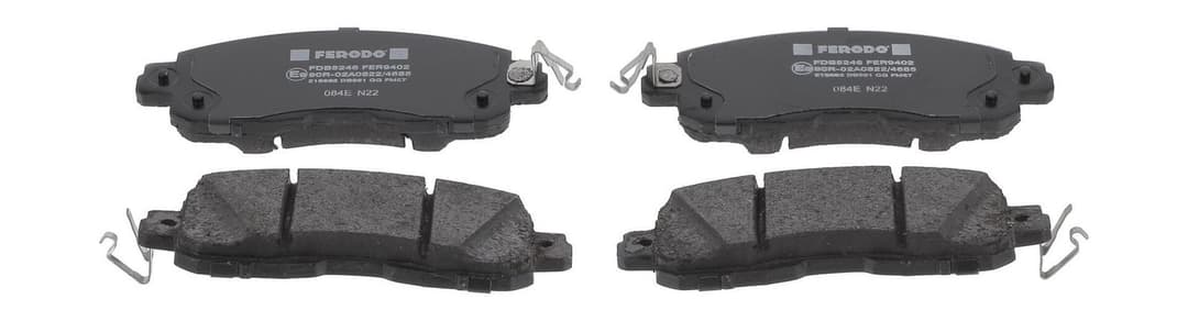 set placute frana,frana disc FERODO PREMIER ECO FRICTION FDB5246