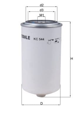 filtru combustibil MAHLE KC 544