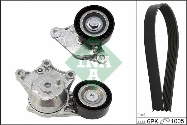 Set curea transmisie cu caneluri Schaeffler INA 529 0358 10
