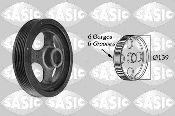 Fulie curea, arbore cotit SASIC 2156028