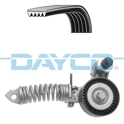 Set curea transmisie cu caneluri DAYCO KPV395