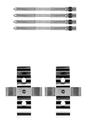 Set accesorii, placute frana TEXTAR 82518000