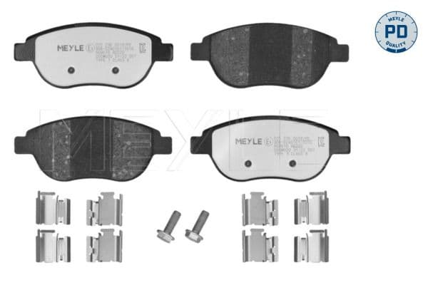 set placute frana,frana disc MEYLE -PD: Advanced performance and design. 025 236 0019/PD