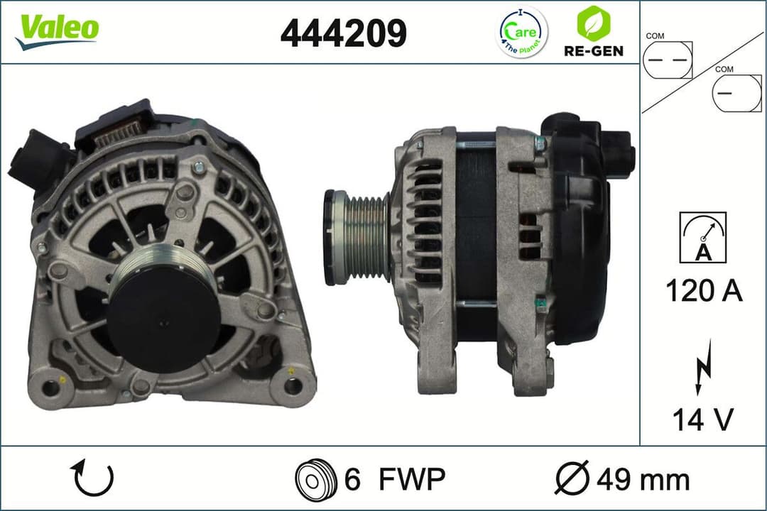 Generator / Alternator VALEO 444209