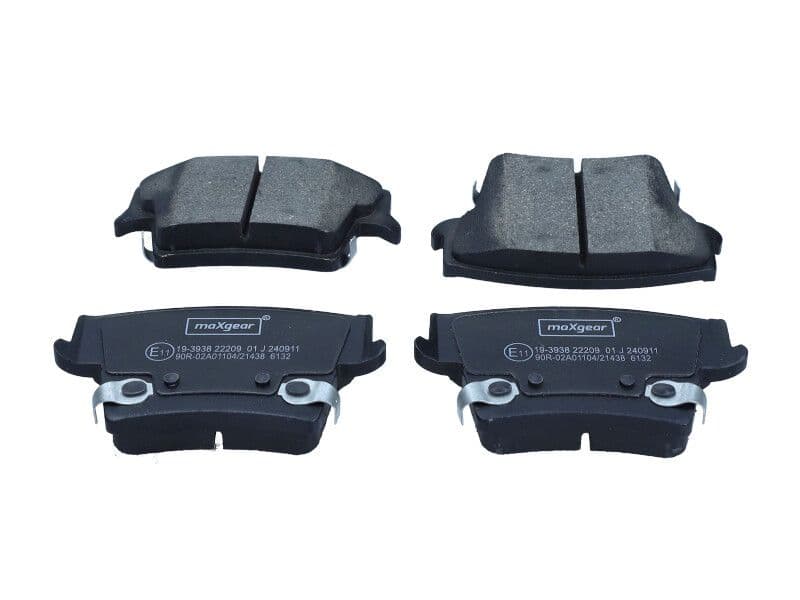 set placute frana,frana disc MAXGEAR 19-3938