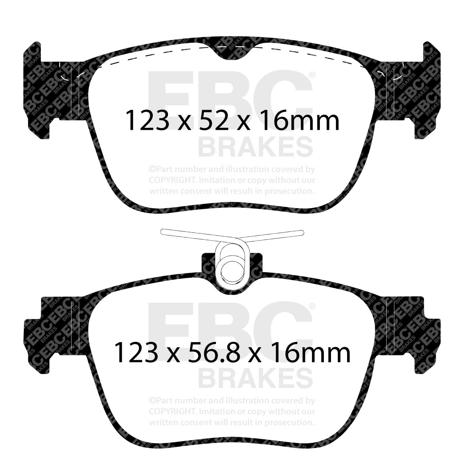 set placute frana,frana disc EBC Brakes DP42440R
