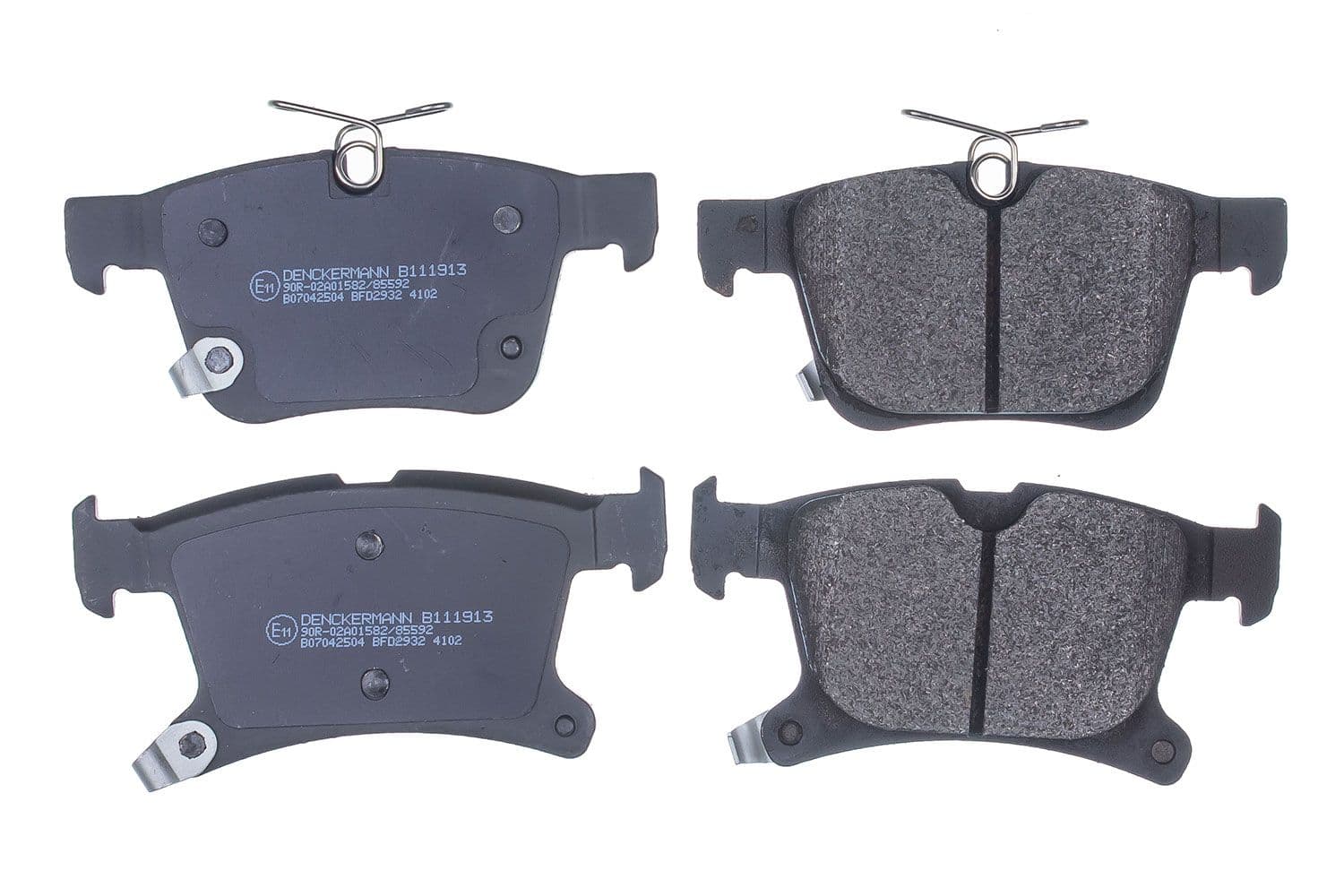 set placute frana,frana disc DENCKERMANN B111913