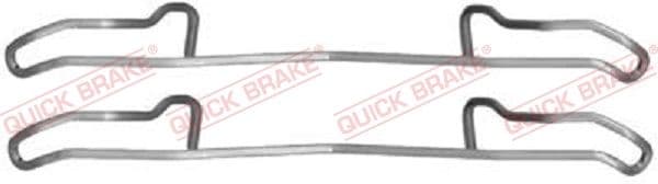 Set accesorii, placute frana QUICK BRAKE 109-1100